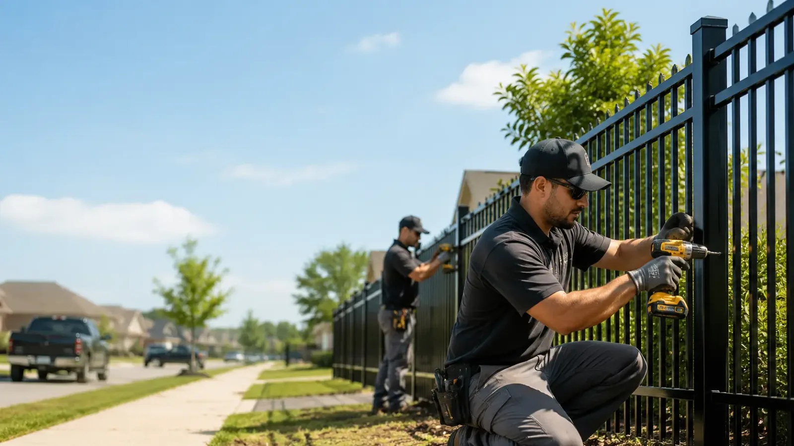 Metal Fence Installation in Jermyn, TX